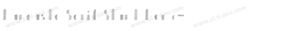 Lancaste Serif Slant Demo字体转换